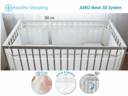 Mantinel do postieľky Bump Air Design 360 cm Babymatex