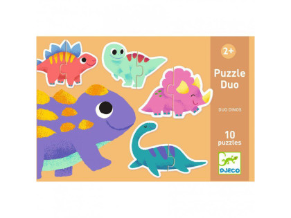 Duo puzzle Dinos Djeco