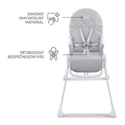 Stolička jedálenská Binci Kinderkraft