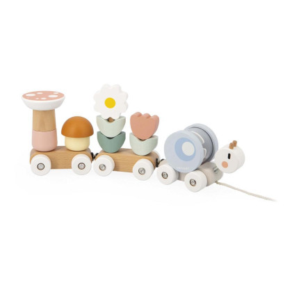 Drevený vláčik Slimák Sweet Cocoon Janod