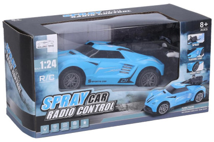 Auto svietiace dymiace RC na diaľkové ovládanie 18 cm