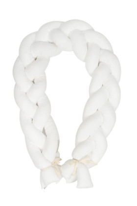 Chránič do postieľky mušelín pletený vrkoč 200 cm Babymatex