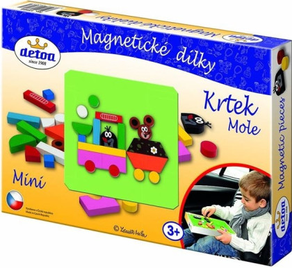 Magnetické dieliky Krtko mini