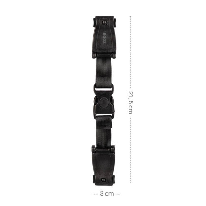 Zámok bezpečnostných pásov pre autosedačky Deluxe Black Zopa