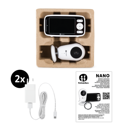 Opatrovateľka detská digitálna Nano 4.0 Petite & Mars