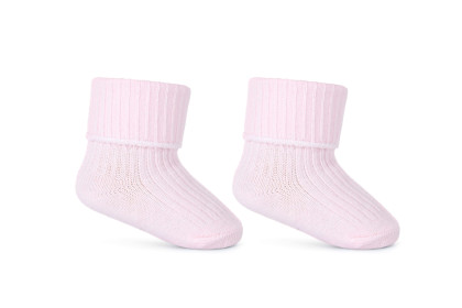 Dojčenské ponožky vyhrňovacie ružové Be Snazzy