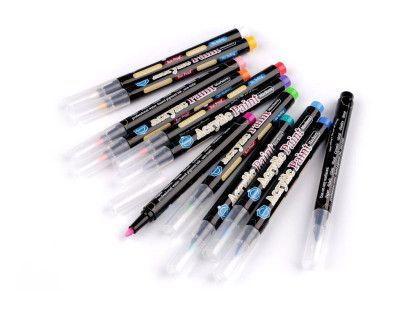Kreatívna akrylová fixka/popisovač sada 12 ks, 2 mm