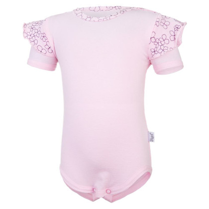 Body tenké Tlač krátky rukáv Outlast® UV 50+ Ružové baby