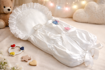 Zavinovačka biela JETEX vyšívaná