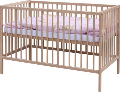 Detská postieľka s kompletnou výbavou Scarlett 120 x 60 cm Mráčik - ružová 2. AKOSŤ