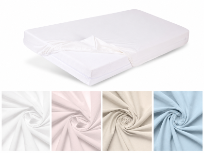 Chránič matraca s PU záterom jersey 80 x 160 x 10 BabyMatex