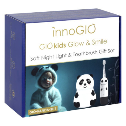Panda set (lampička + sonická zubná kefka)