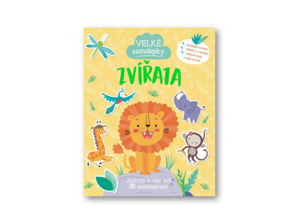 Veľké samolepky a aktivity Zvieratá