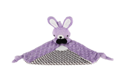 Zaspávač babyted hryzátko, hrkálka plyš 25x25 cm 0 m+