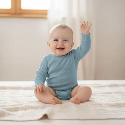 Body modré vzor obdĺžnik Babyservice