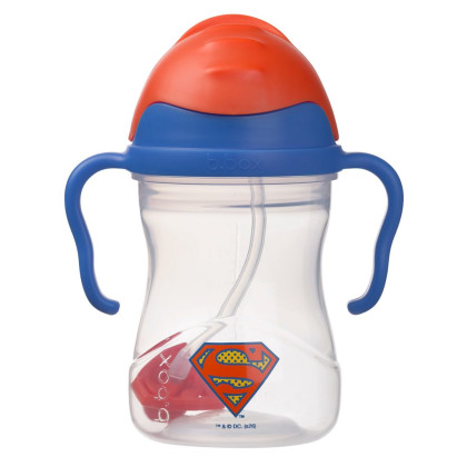 Hrnček so slamkou 240 ml Superman b.box