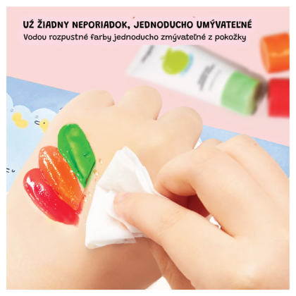 Prstové farby s vôňou 8 ks Jarmelo