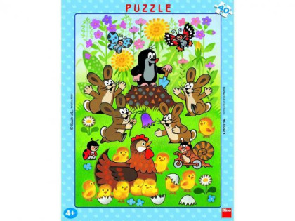 Puzzle Krtko a Veľká noc 40 dielikov