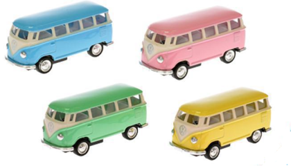 Autobus VW Classical 1962 1:64 7 cm kov na spätný chod