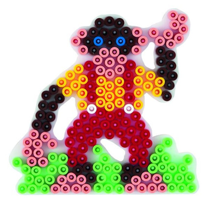 Podložka na zažehľovacie korálky Hama Opice MIDI