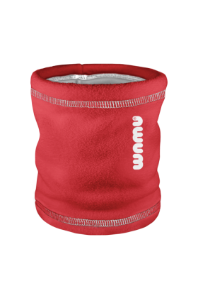 Detský fleecový nákrčník červený (Lienky) veľ. S Wamu