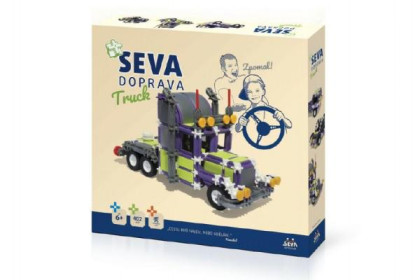 Stavebnica Seva Doprava Truck plast 402 dielikov