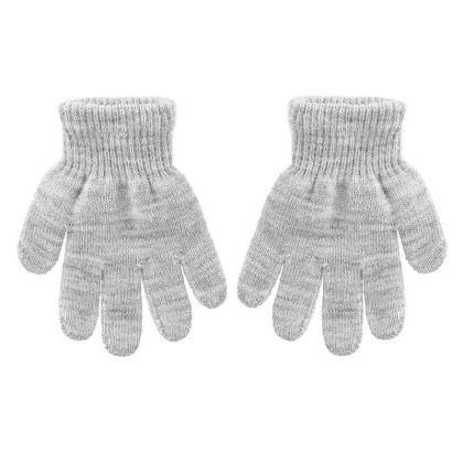 Detské pletené prstové rukavice 9 - 11 rokov