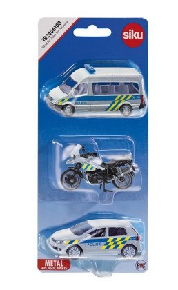 Policajná sada 3 áut česká verzia Siku