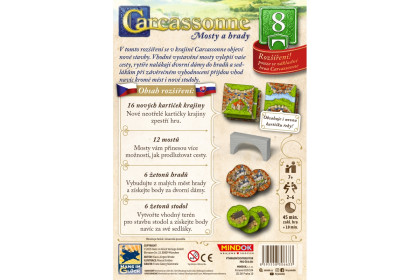 Carcassonne 8. rozšírenie: Mosty a hrady (2025)