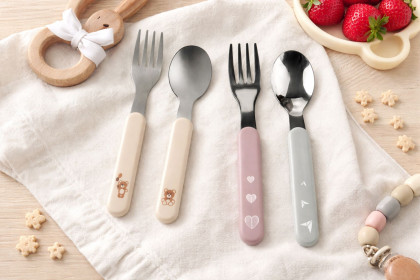 Lyžička a vidlička z nerez ocele