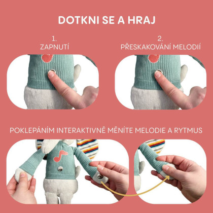 Plyšový interaktívny parťák Elephant