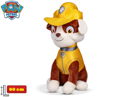 Paw Patrol Rubble plyšový, sediaci 60 cm 0 m+