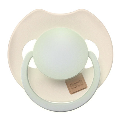 Cumlík svietiaci silikónový dynamický Prime 6-18 m 2 ks Ivory/Blush Lovi