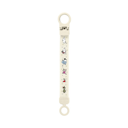 Darčekový set Moomin klip + cumlíky 6-18 m Ivory/Sage Bibs