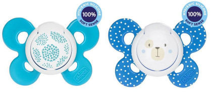 Cumlík Physio Comfort silikónové 6-16 mes. chlapec 1 ks Chicco