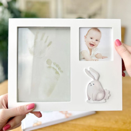 Fotorámik pre bábätko so sadou na 3D odtlačky Albi