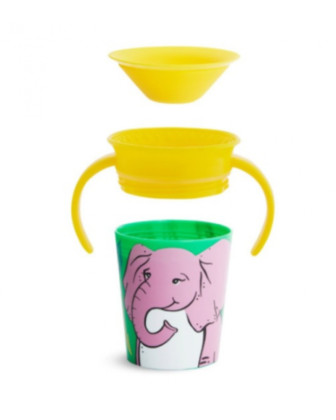 Munchkin - Juniorský hrnček WildLove 360 ° s uškami 177 ml