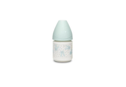Sklenená fľaša pomalý prietok Suavinex 120 ml