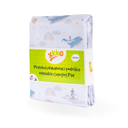 Prateľná prebaľovacia podložka 50 x70 cm Kikko