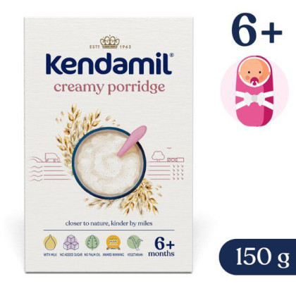 Kendamil mliečna krémová ovsená kaša 150 g