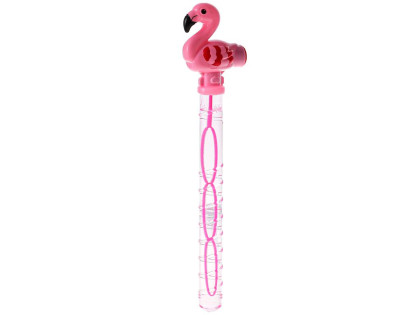 Bublifuk plameniak 36 cm s píšťalkou