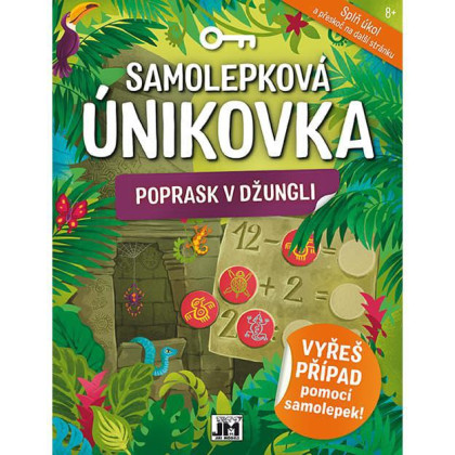 Samolepková únikovka Poprask v džungli