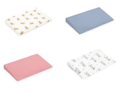 Mušelínový poťah na dojčenský vankúš - klin Standard 59 x 37 cm New Baby