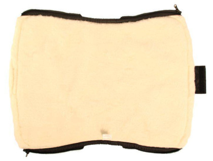 Merino rukávnik na kočík z ovčej/ťavej vlny na zips 30 x 50 cm