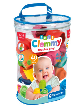 Clemmy baby - 40 kociek v plastovom vreci Clementoni