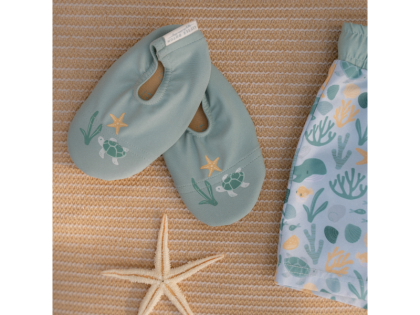 Topánky do vody Seashells Surf Blue Little Dutch