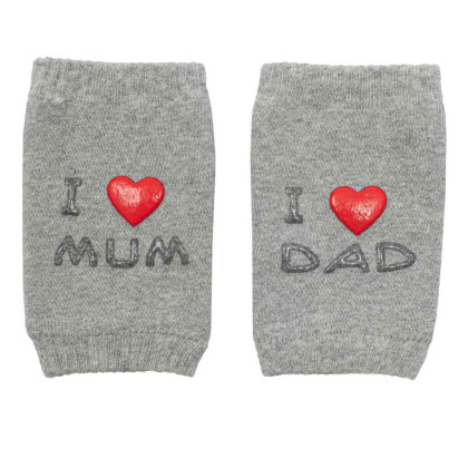 Detské nákolenníky New Baby s ABS I Love Mum and Dad