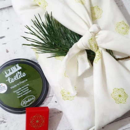 Pečiatkovací vankúšik na textil Aladine Izink Textile