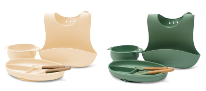 Detská silikónová jedálenská súprava New Baby