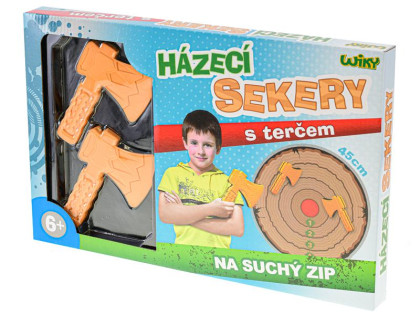 Sekery hádzacie s terčom 45 cm